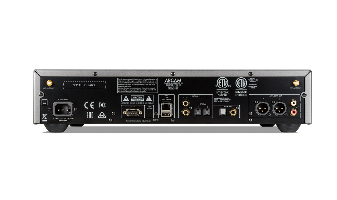 Arcam ST60 streamer bakside uten antenner