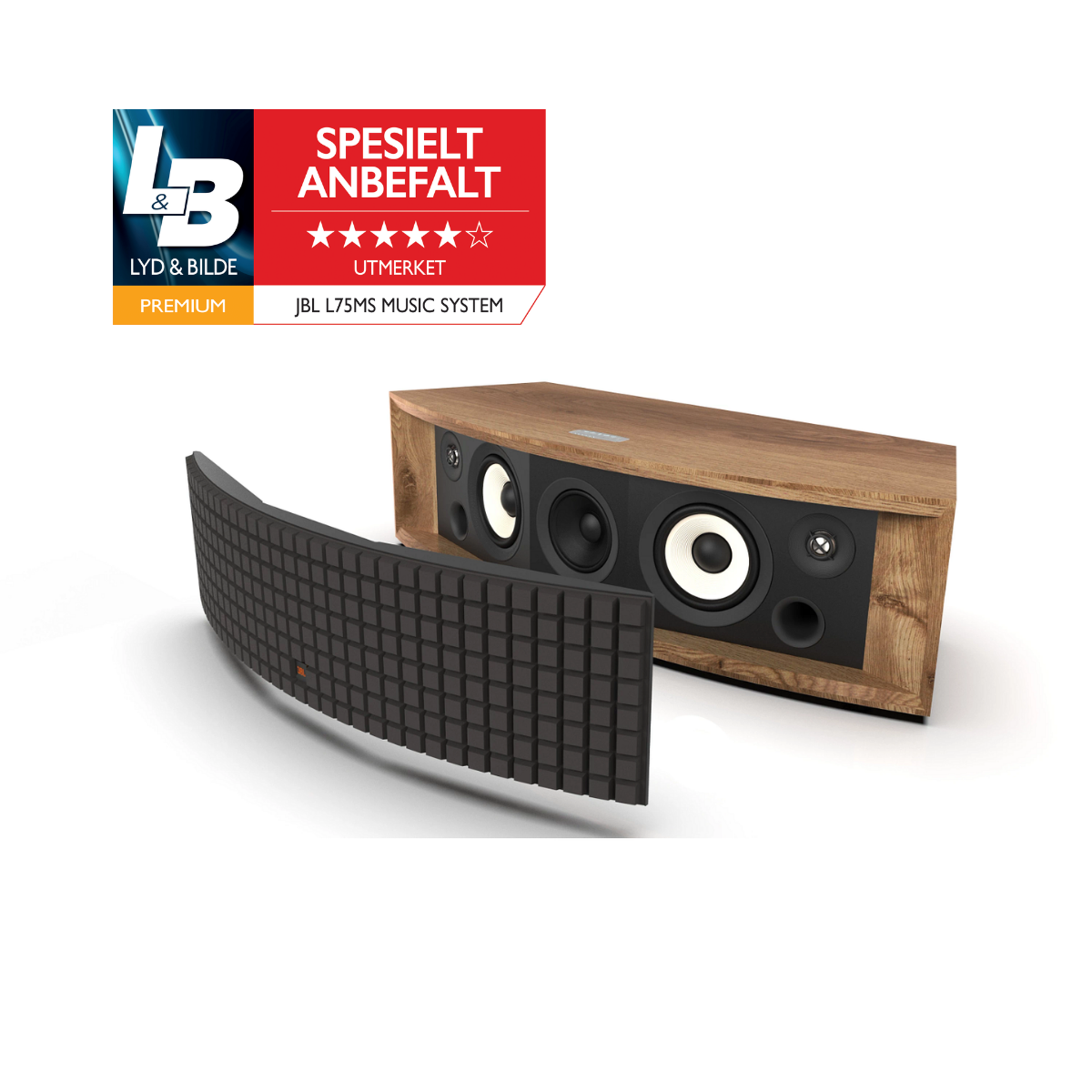 JBL L75ms front og deksel L&B