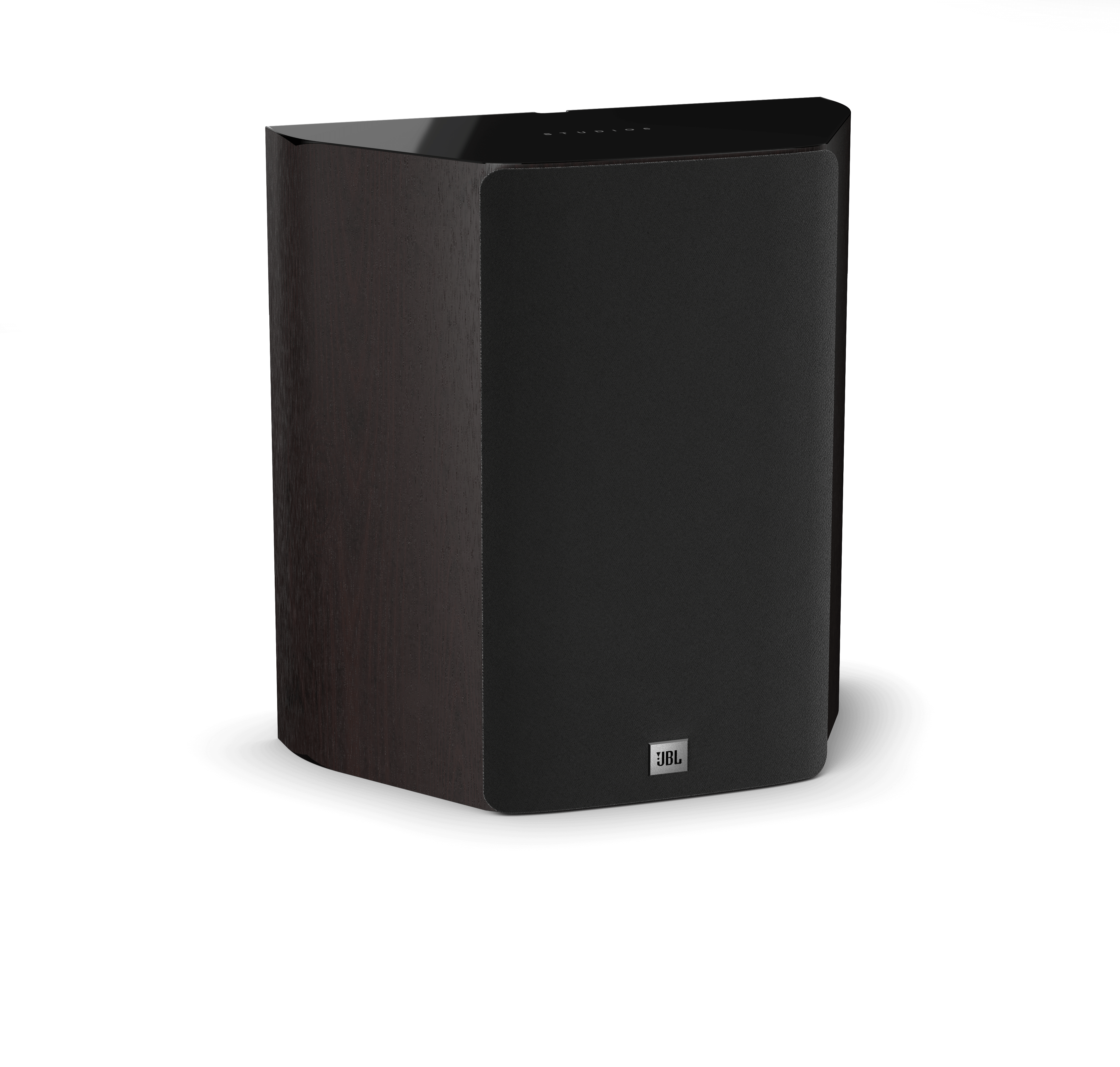 JBL Studio 610 vegghengt høyttaler sort front+side+deksel