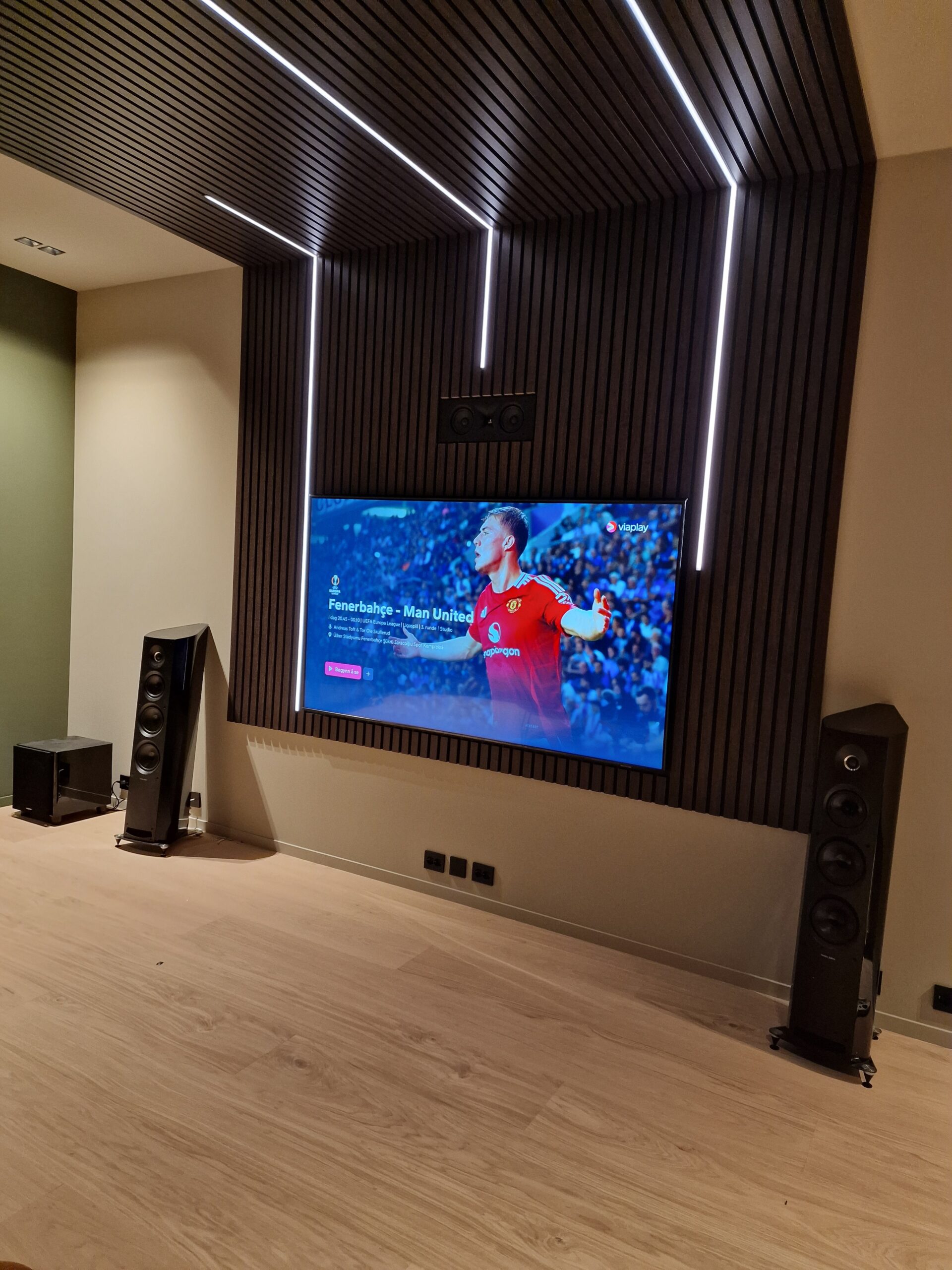 Multirom system med integrert lyd og bilde på Kviteseid